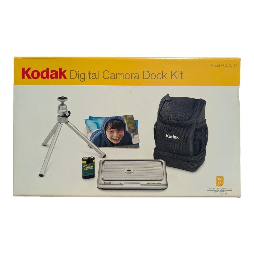 Kodak Digital Camera Dock Kit ModeACC-CD1 Includes Tripod, Bag, Docking Station